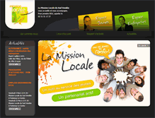 Tablet Screenshot of missionlocalesudvendee.com